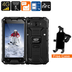 Conquest S6FP IP68 Smartphone (Black)