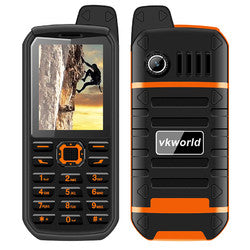 VK World Stone V3 Plus Cell Phone (Orange)