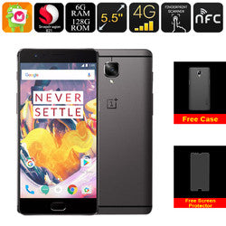 OnePlus 3T Gunmetal Smartphone 128GB