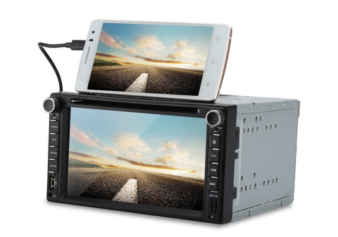 2 DIN 6.2 Inch Car DVD Player