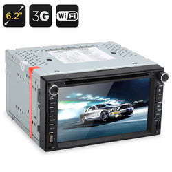 2 DIN 6.2 Inch Car DVD Player