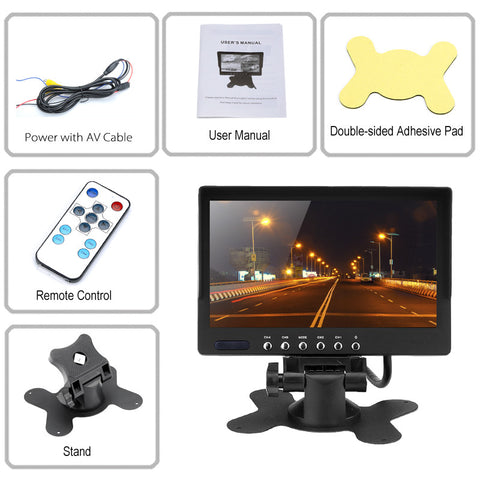 7 Inch Dual Input LCD Monitor