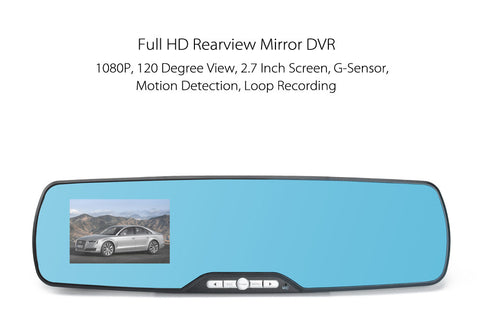 Full HD Rearview Mirror DVR