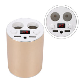 Car Cup USB Charger (Gold)