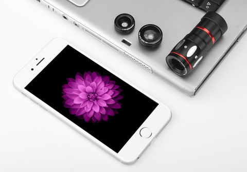 Universal 4-in-1 Smartphone Lens Kit (Black)