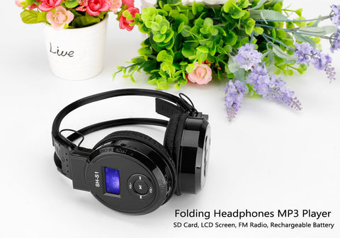 Folding Headphones MP3 Player