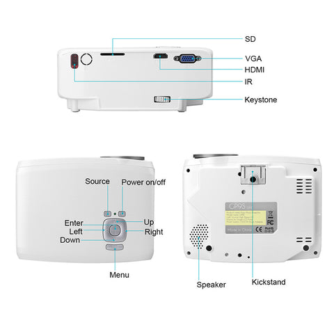 GP9S Mini Projector