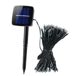 100 LED Solar Powered Fairy Lights