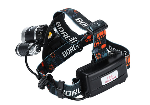 3 CREE XM-L T6 LED Head Lamp