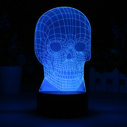 3D Skull LED Light