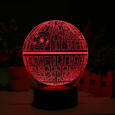 Star Wars Death Star 3D LED lamp