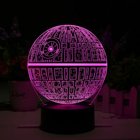 Star Wars Death Star 3D LED lamp