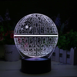 Star Wars Death Star 3D LED lamp