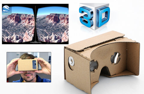 DIY Cardboard VR mobile phone 3D glasses