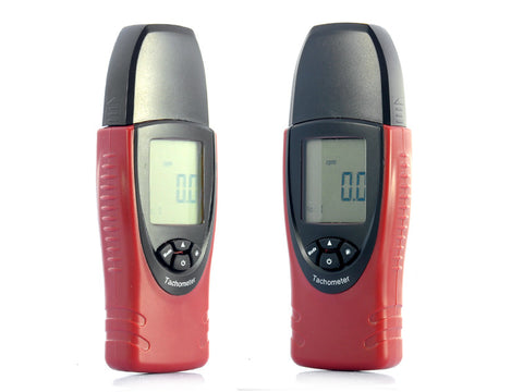 Digital Laser Tachometer w/ rps + rpm Measure