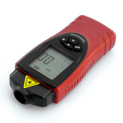 Digital Laser Tachometer w/ rps + rpm Measure