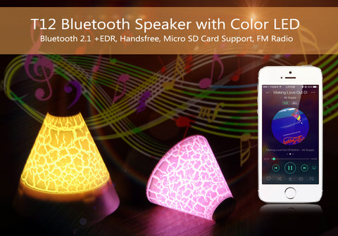 T12 Bluetooth Speaker (White)