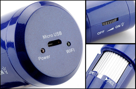 Wireless Digital Microscope for Android + iOS