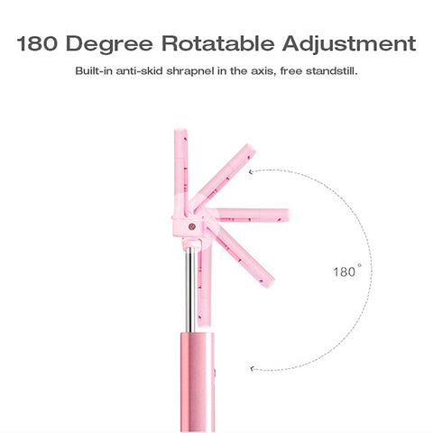 ATONGM Rose Gold Aluminum Selfie Stick