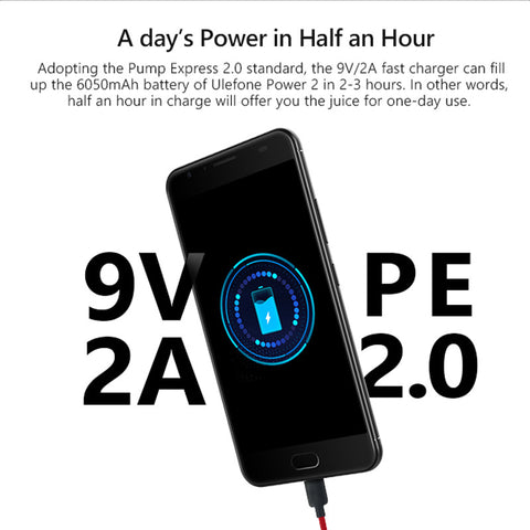 Android Smartphone Ulefone Power 2 (Grey)