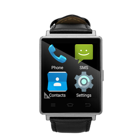 NO.1 D6 3G Smart Watch Phone (Silver)