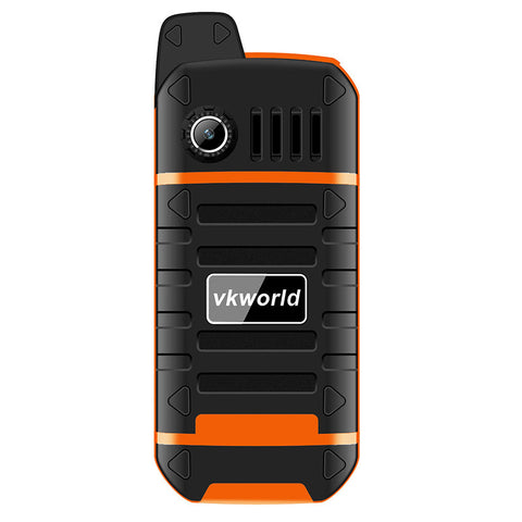 VK World Stone V3 Plus Cell Phone (Orange)