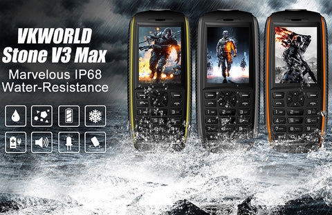 VK World Stone V3 Max Rugged Phone (Yellow)