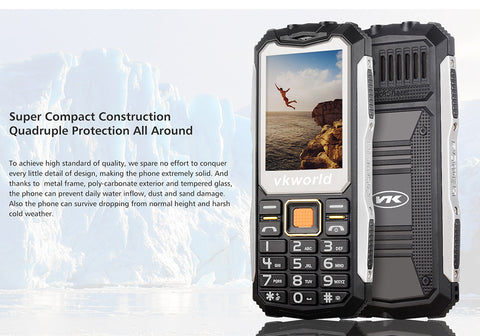 VKWorld Stone V3S Rugged Phone (Black)
