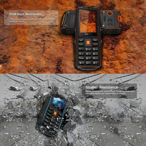 VKWorld New Stone V3 GSM Cell Phone (Orange)