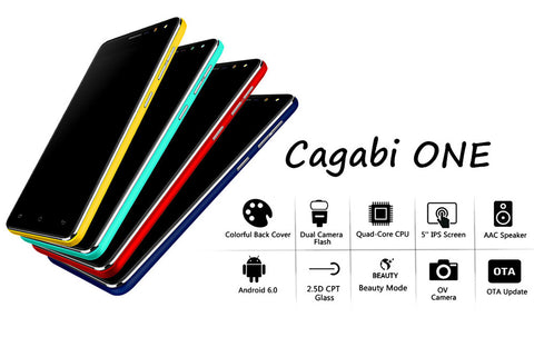 Cagabi One Android Smartphone (Silver)