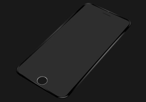 Glass Screen Protector iPhone6 (Black Border)