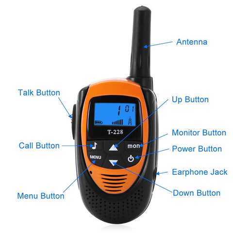 T-228 Walkie Talkies (Orange)