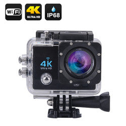 4K Wi-Fi Waterproof Action Camera (Black)