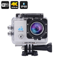 4K Wi-Fi Waterproof Action Camera (Silver)