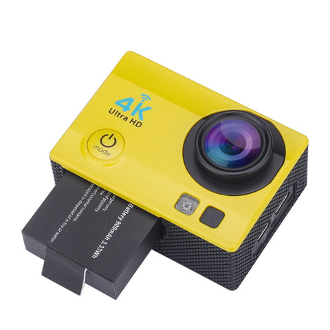 4K Wi-Fi Waterproof Action Camera (Yellow)