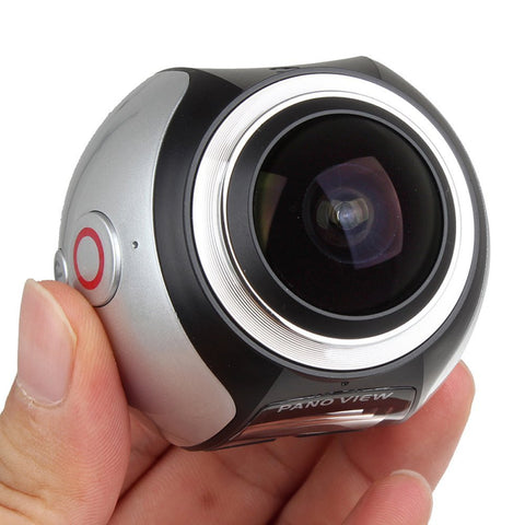 360 Degree 4K Action Camera (Silver)