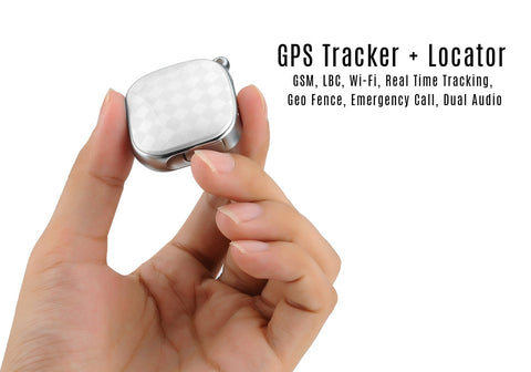 GPS Tracker + Locator (White)