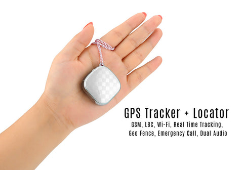 GPS Tracker + Locator (White)