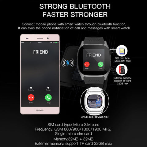 T8 GSM Watch Phone