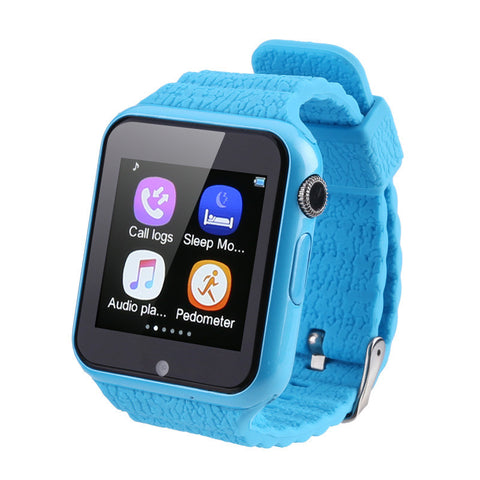 VK7 Kids GPS Smart Watch (Blue)