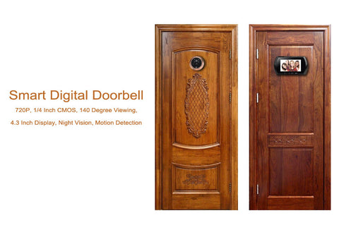 Smart Doorbell Camera (Black)