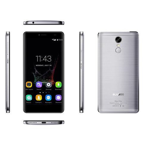 Bluboo Maya Max Smartphone (Grey)