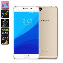  UMIDigi C Note Android Smartphone (Gold)