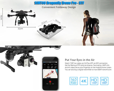 Drone Simtoo Dragonfly (Red)