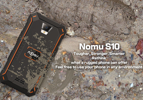 NOMU S10 Rugged Android Phone (Orange)