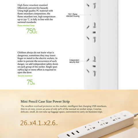 Xiaomi Power Strip (Black)