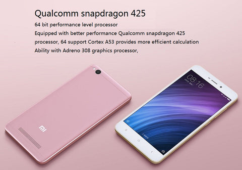 Xiaomi Redmi 4a Android Smartphone (Rosegold)