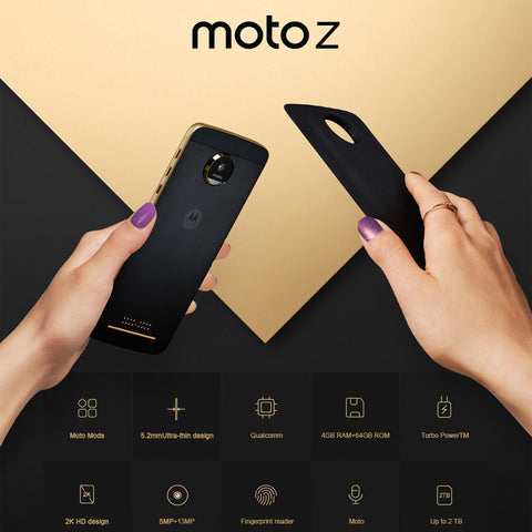 MOTO Z XT1650 Android Smartphone (Black)