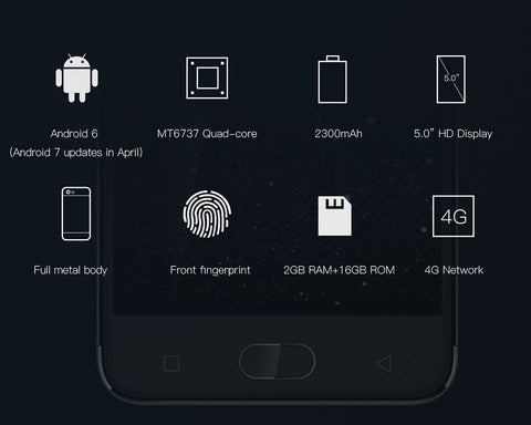 Gretel A9 Android Phone (Black)