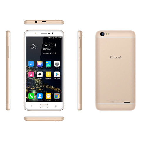 Gretel A9 Android Phone (Gold)